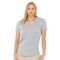 BELLA + CANVAS Women’s CVC V-Neck Short Sleeve T-Shirt Lightweight Soft Tee for Everyday Wear